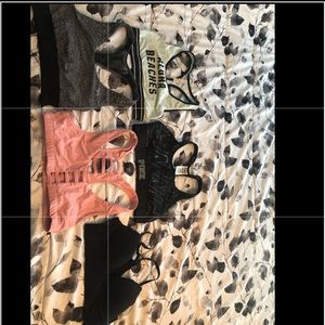 VS Pink sports bras